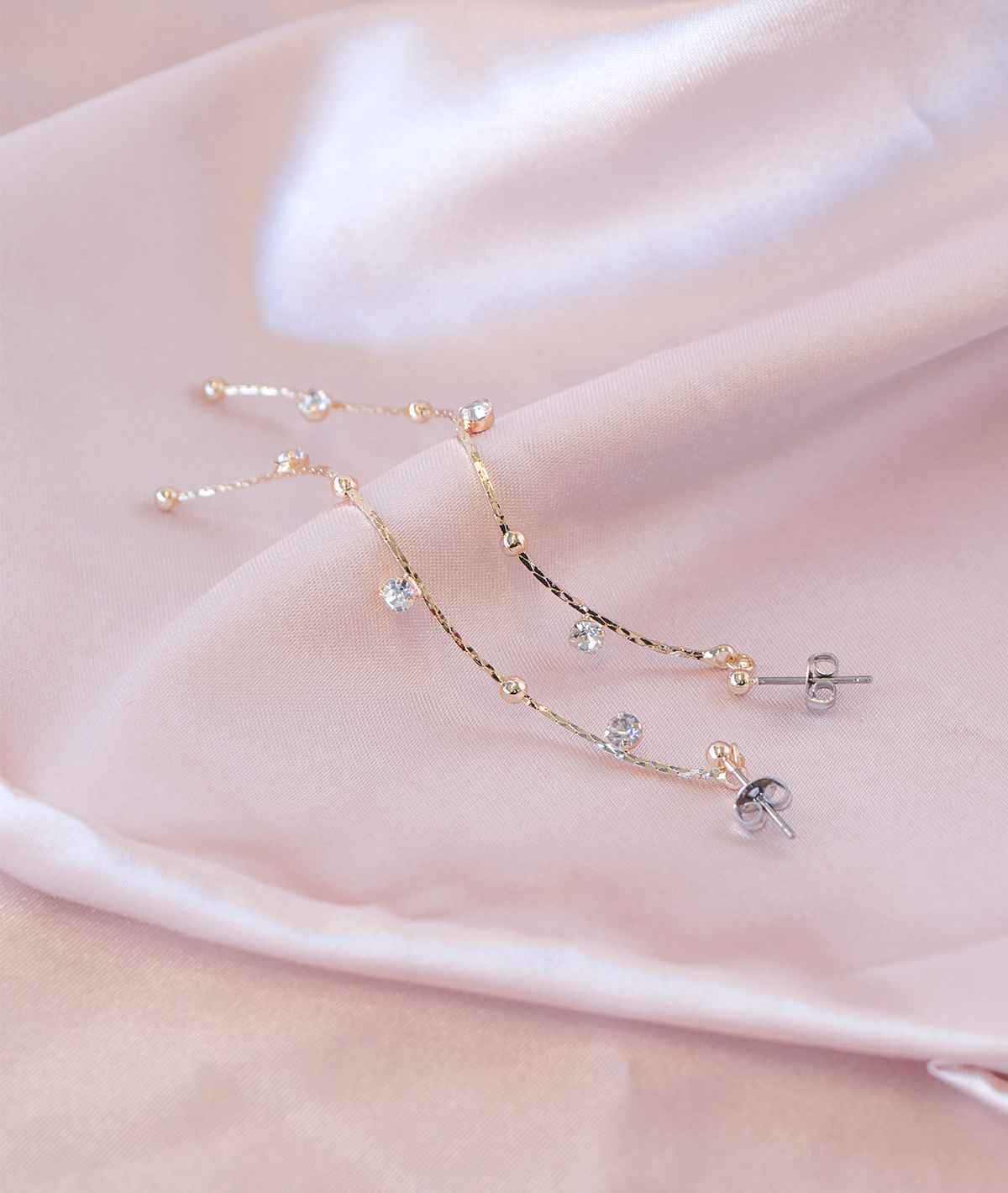 【RTP-44】韓国ビジューロングピアス