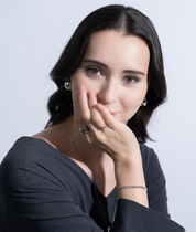 【K2】軽量ピアス ぷっくりフープドロップ