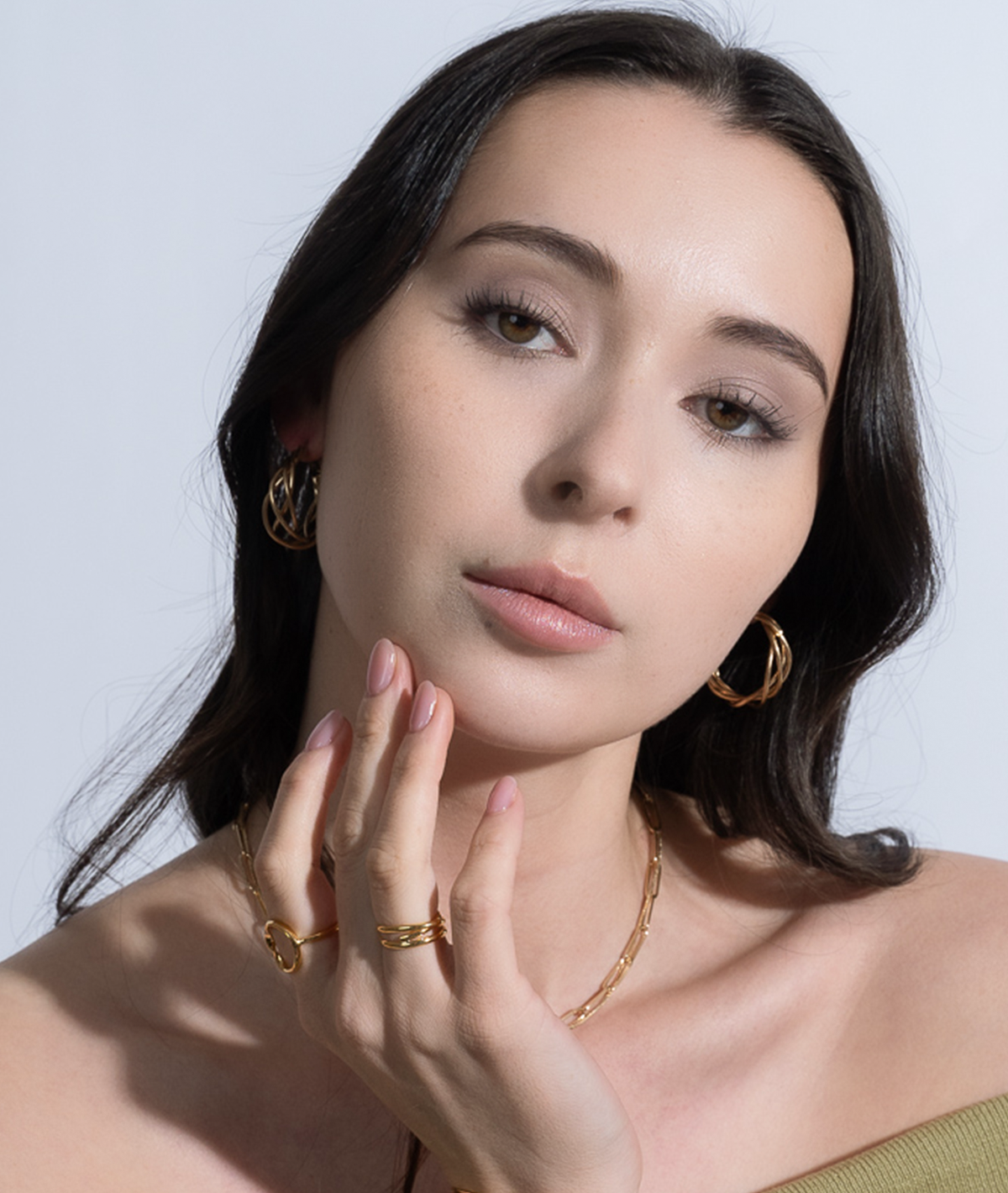 フレームリング ピアス