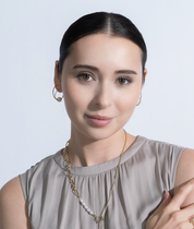 【RTP-4】ゴールドパールサークルピアス