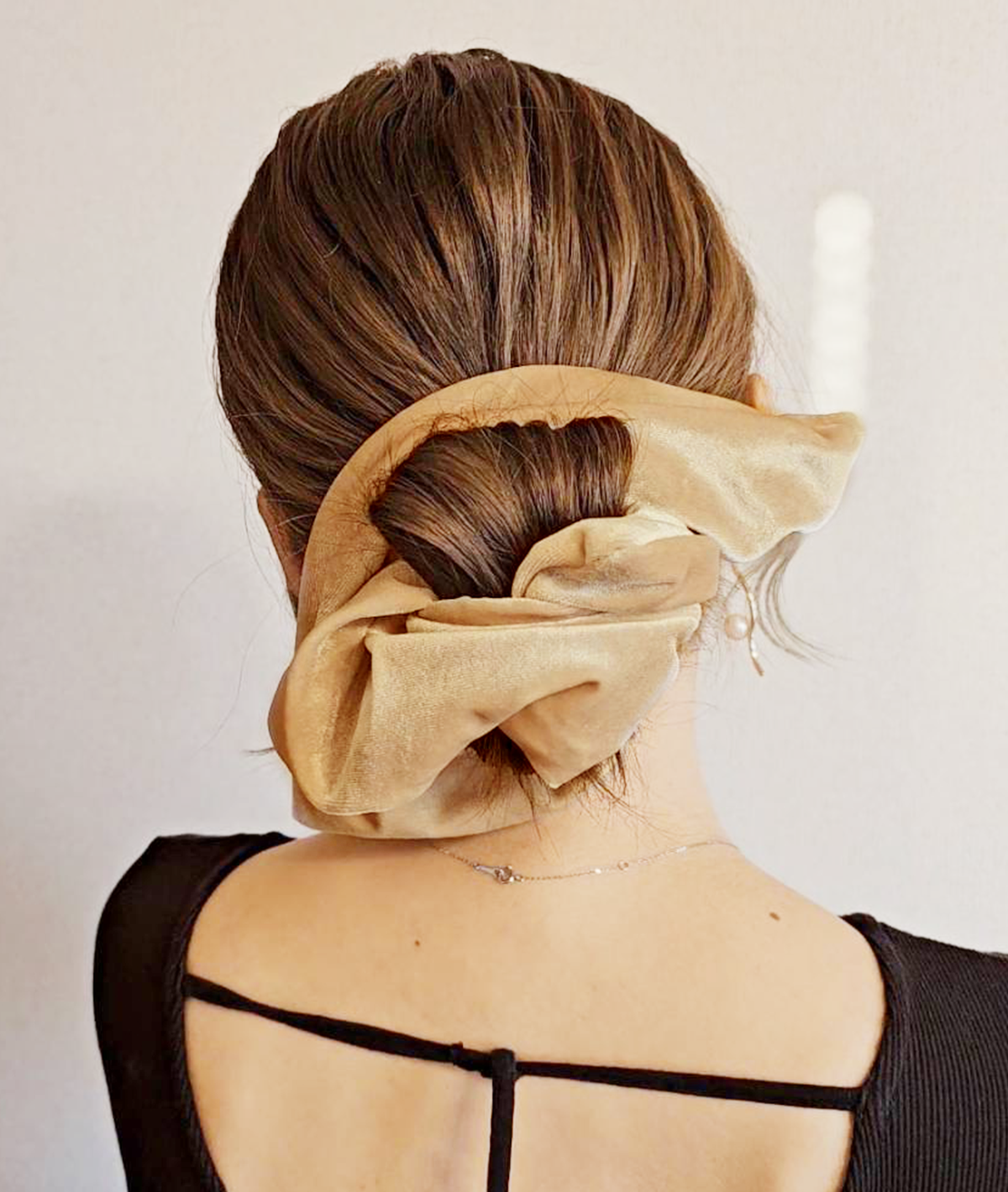 スクエアボリュームシュシュ